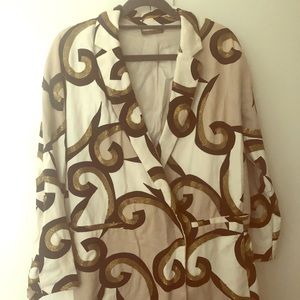 DVF one of a kind embellished blazer, never worn!